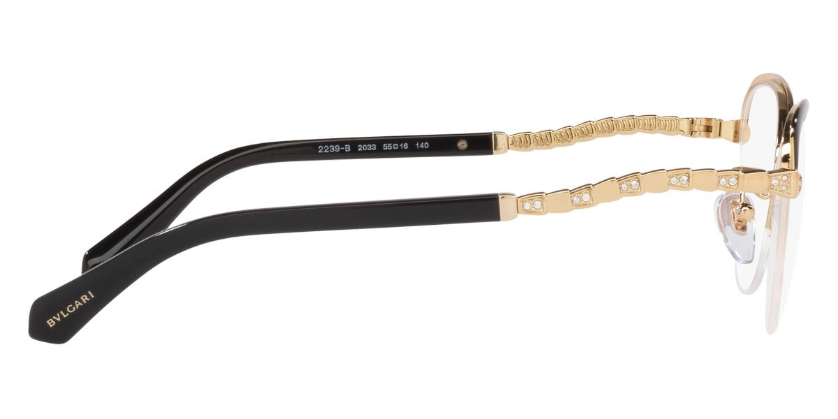 BVLGARI EYEGLASSES - BV2239B 2033 53 - Pink Gold/Black