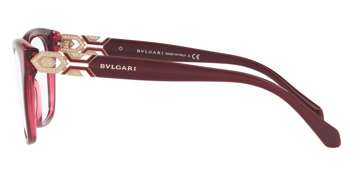 BVLGARI EYEGLASSES - BV4172B 5469 54 - Bordeaux on Transparent Red