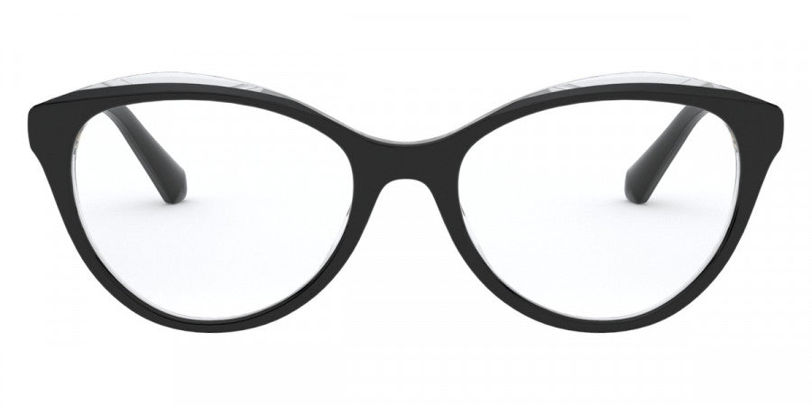 BVLGARI EYEGLASSES - BV4187B 5381 54 - Top Black on Gray