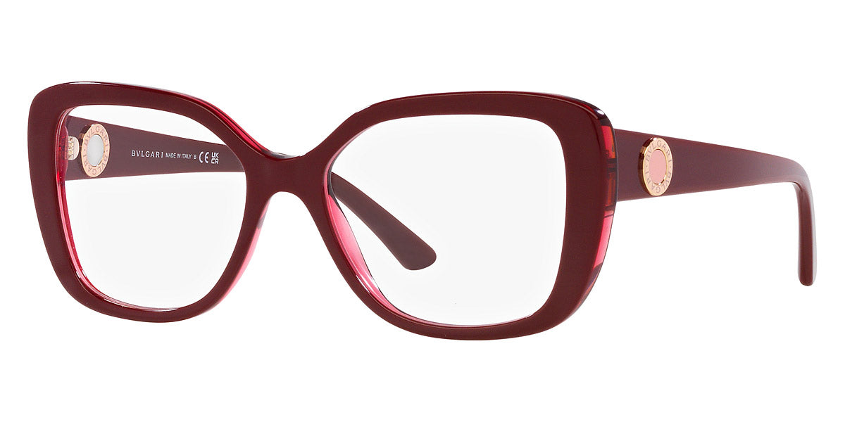 BVLGARI EYEGLASSES - BV4220 5469 54 - Bordeaux on Transparent Red