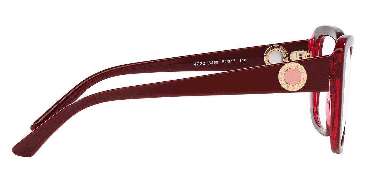 BVLGARI EYEGLASSES - BV4220 5469 54 - Bordeaux on Transparent Red
