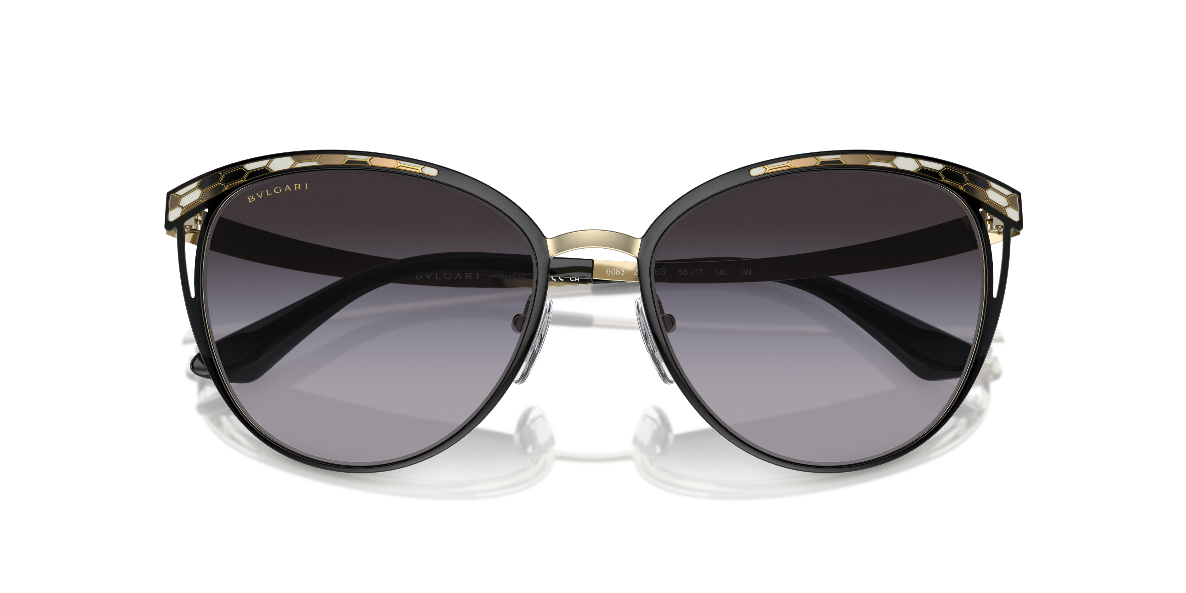BVLGARI サングラス　8133Ｆ　56□18　made in Itaiy BVLGARI SUNGLASSES - BV6083 20188G 56