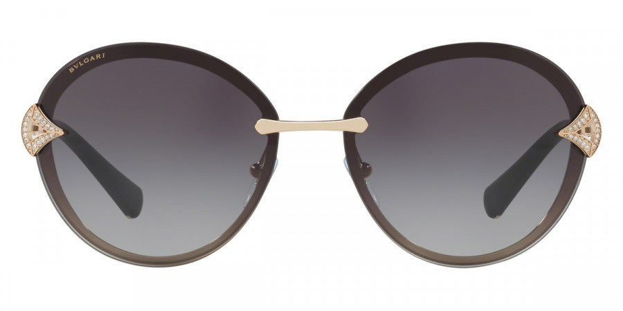 BVLGARI サングラス　6191-B-D 2014/8G リムレス　極美品 BVLGARI SUNGLASSES - BV6101B 20148G 61 - Pink Gold
