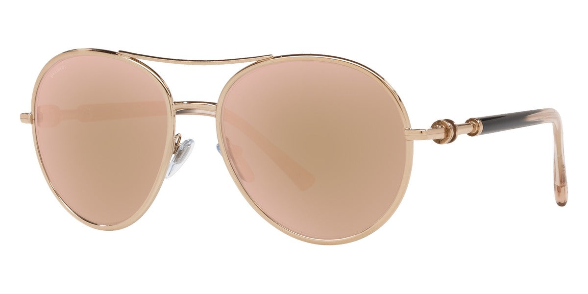 BVLGARI SUNGLASSES - BV6156 20144Z 57 - Pink Gold