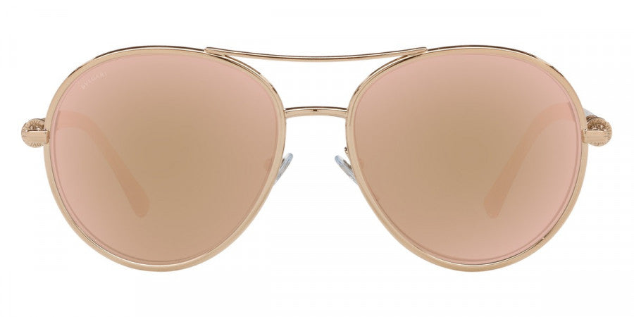 BVLGARI SUNGLASSES - BV6156 20144Z 57 - Pink Gold