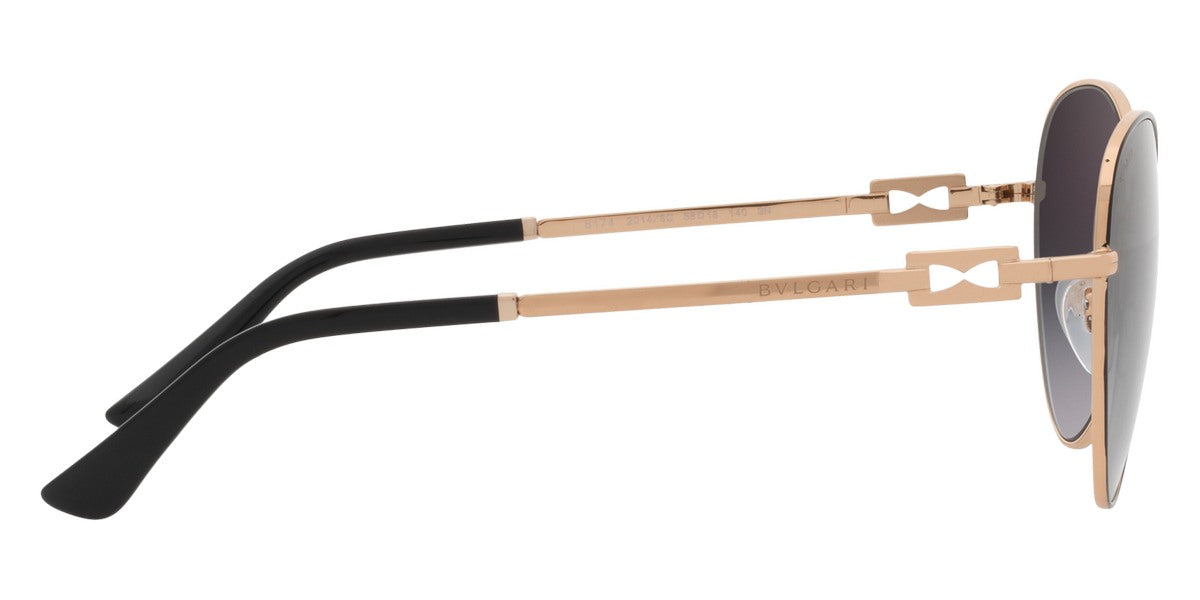 BVLGARI SUNGLASSES - BV6174 20148G 58 - Pink Gold/Black
