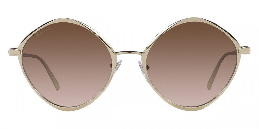 BVLGARI SUNGLASSES - BV6186K 278/13 56 - Pale Gold Plated