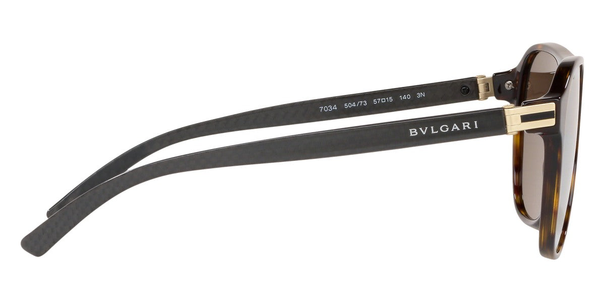 BVLGARI SUNGLASSES - BV7034 504/73 57 - Dark Havana