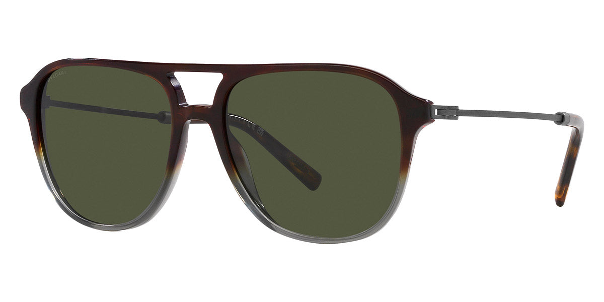 BVLGARI SUNGLASSES - BV7038 545731 57 - Havana Shading Gray