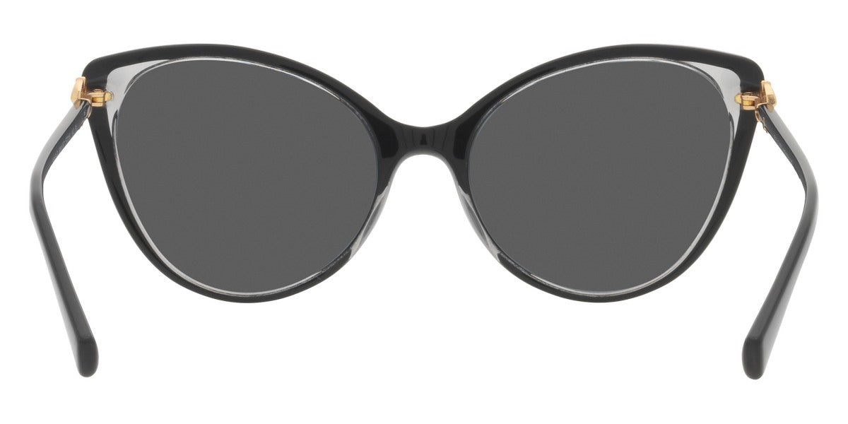 BVLGARI SUNGLASSES - BV8246B 538187 57 - Black on Transparent Gray