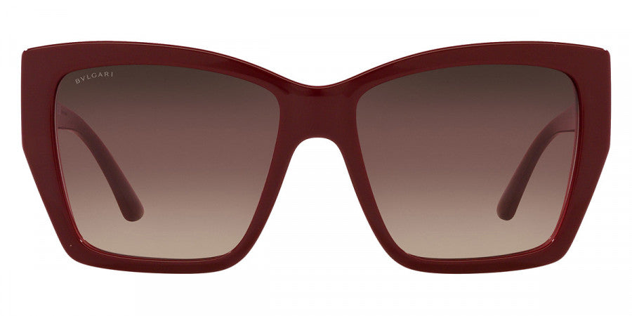 BVLGARI SUNGLASSES COIN - BV8260 5469E2 57 - Bordeaux on Transparent Red