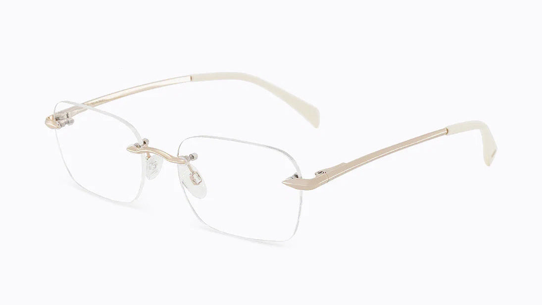 CAROLINA LEMKE OYSTER EYEGLASSES - CL4543 01