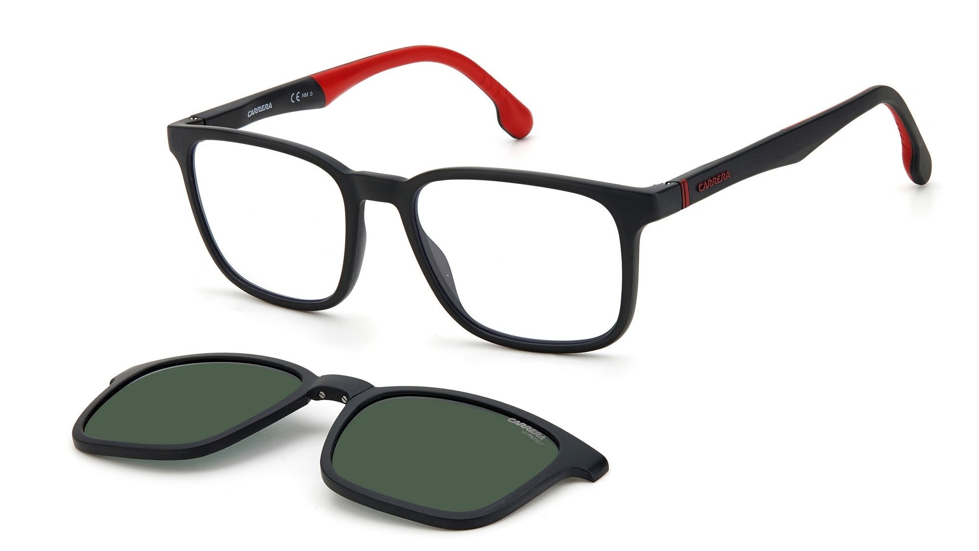 CARRERA CLIP-ON EYEGLASSES - CA 8045/CS 003UC 53