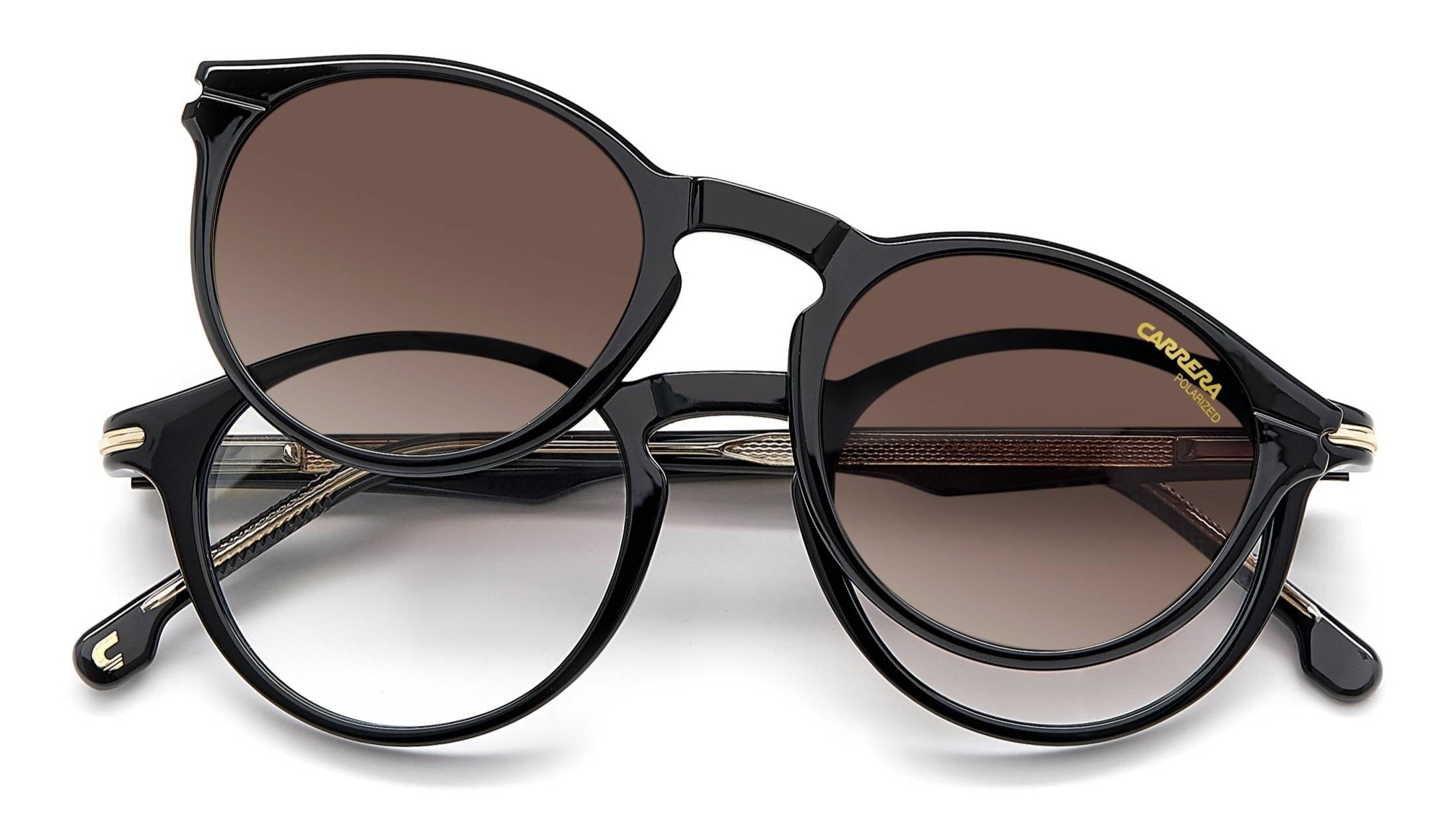 CARRERA CLIP-ON EYEGLASSES - CA297/CS 807 48 LA CLIP-ON