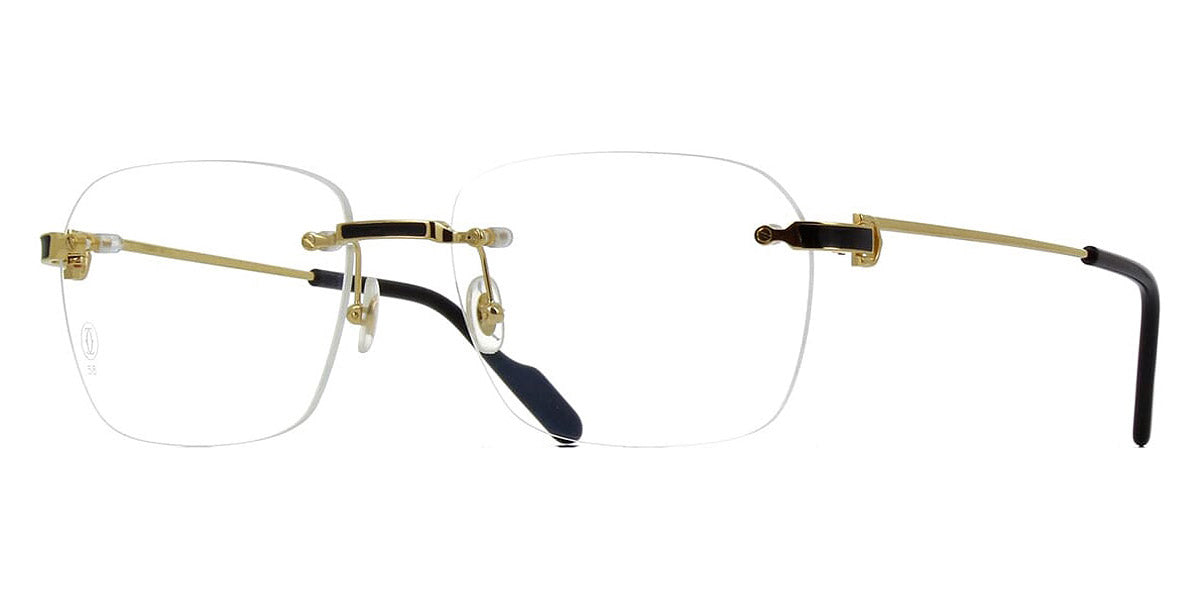 CARTIER EYEGLASSES - CT0343O 001 58 - Gold Signature C de Cartier