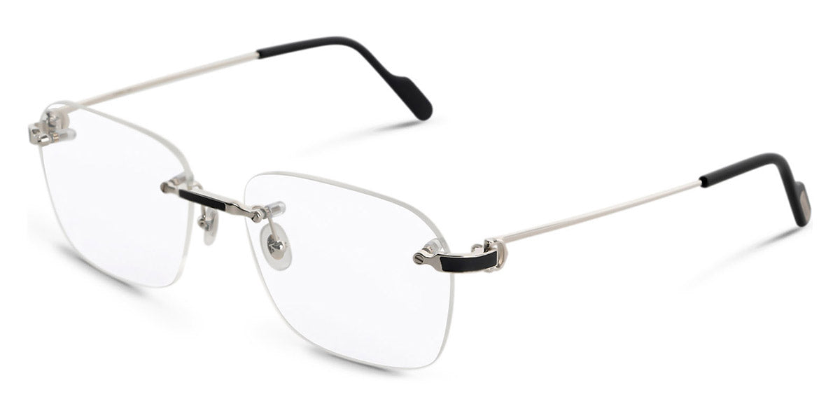 CARTIER EYEGLASSES - CT0343O 002 58 - Silver Signature C de Cartier