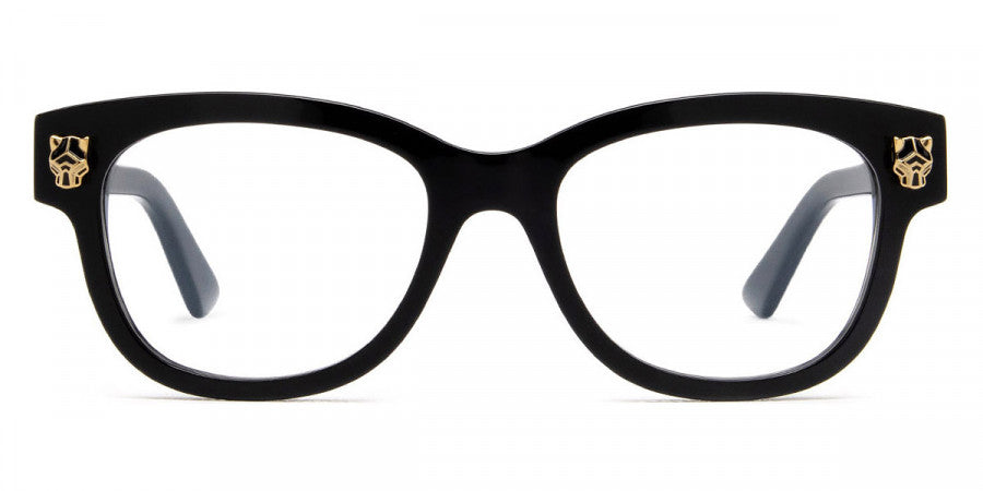 CARTIER EYEGLASSES - CT0373O 001 51 - Black Panthère De Cartier