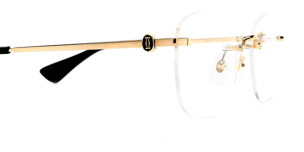 CARTIER EYEGLASSES - CT0414O 001 56 - Gold C Décor