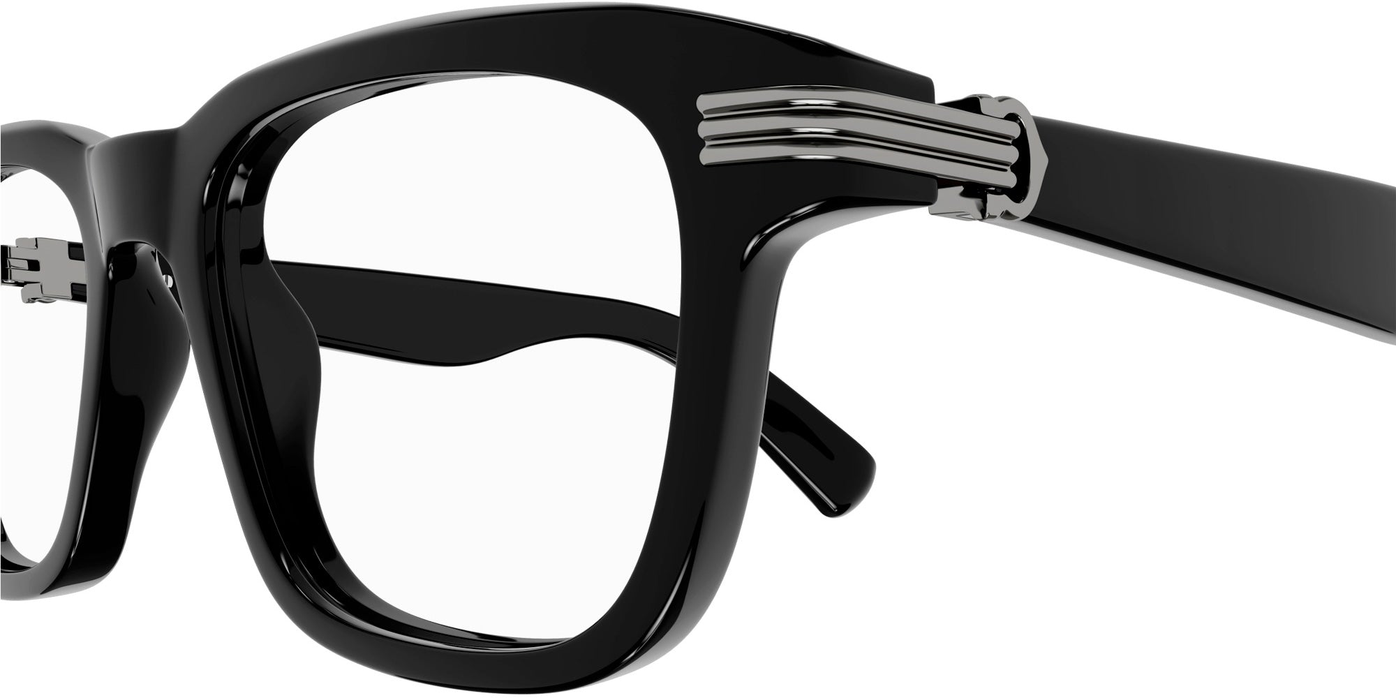 CARTIER EYEGLASSES - CT0444O 005 54 - Black Première de Cartier