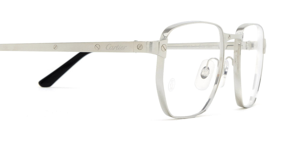 CARTIER EYEGLASSES - CT0480O 002 53 - Silver Santos de Cartier