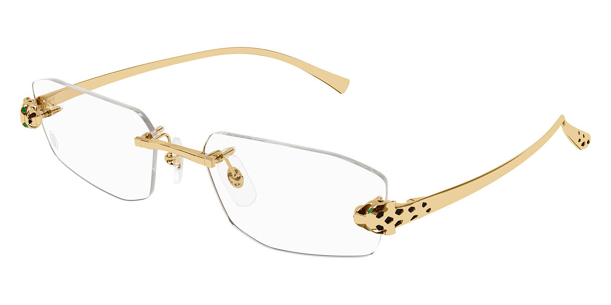 CARTIER EYEGLASSES - CT0494O 001 55 - Gold Panthère de Cartier