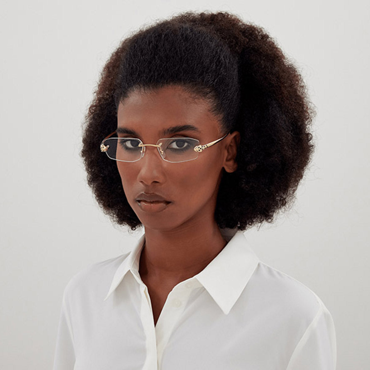 カルティエ メガネ (CT0494O 002) Cartier CT0494O 002 Eyeglasses Shiny Silver - eye-oo.com