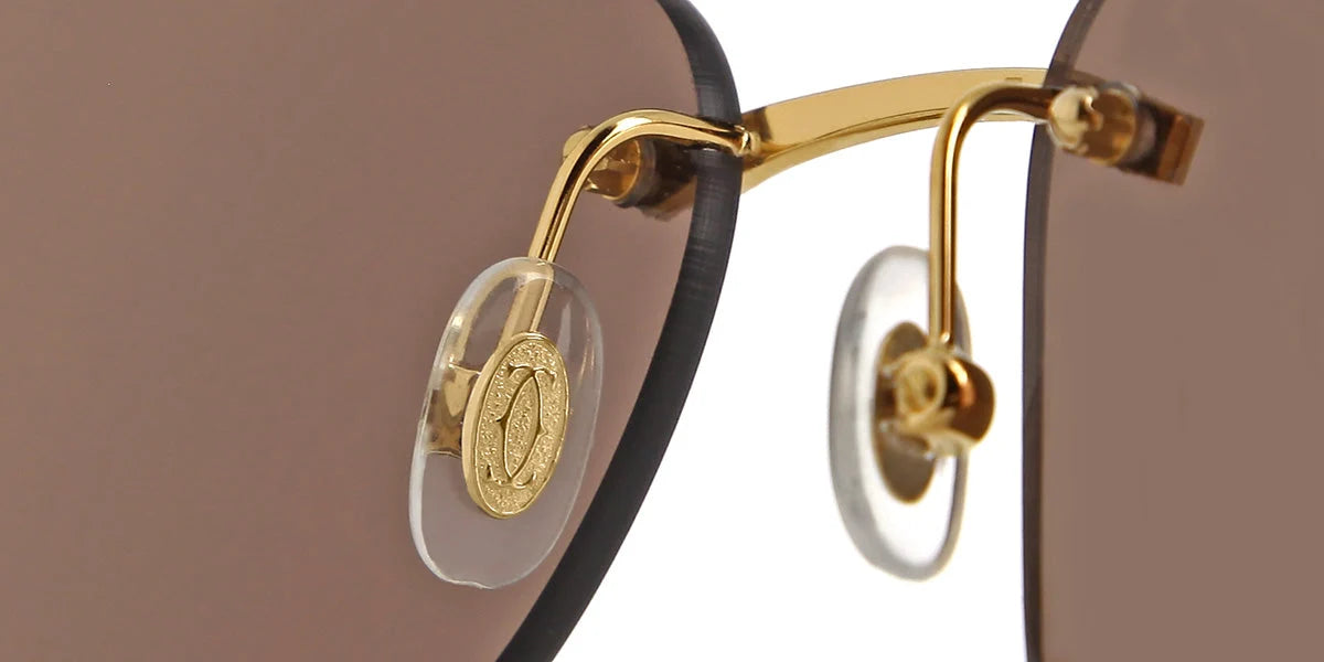 CARTIER SUNGLASSES - CT0046S 004 56 CALIFORNIA WHITE HORN