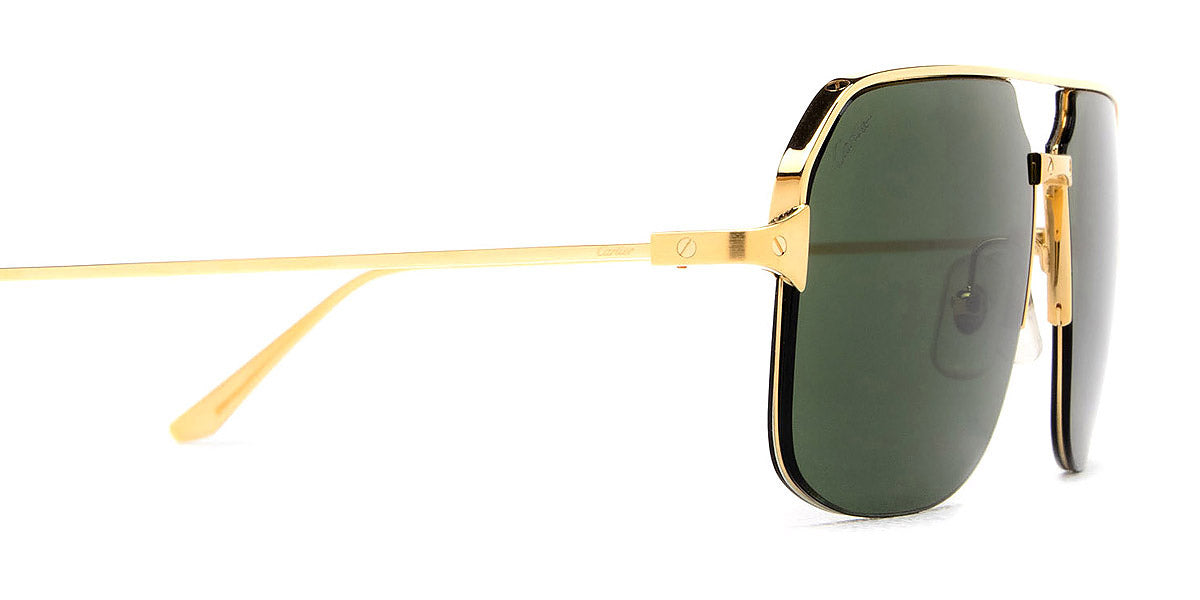 CARTIER SUNGLASSES - CT0230S 002 59 - Gold Santos De Cartier