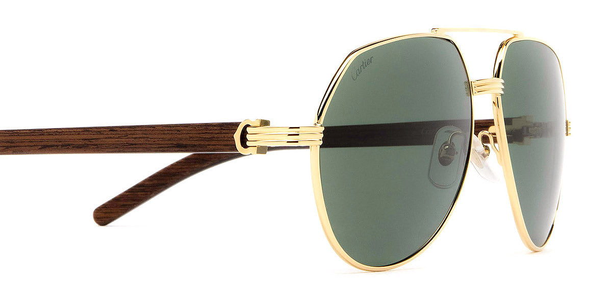 CARTIER SUNGLASSES - CT0272S 002 60 - Gold/Brown Première De Cartier