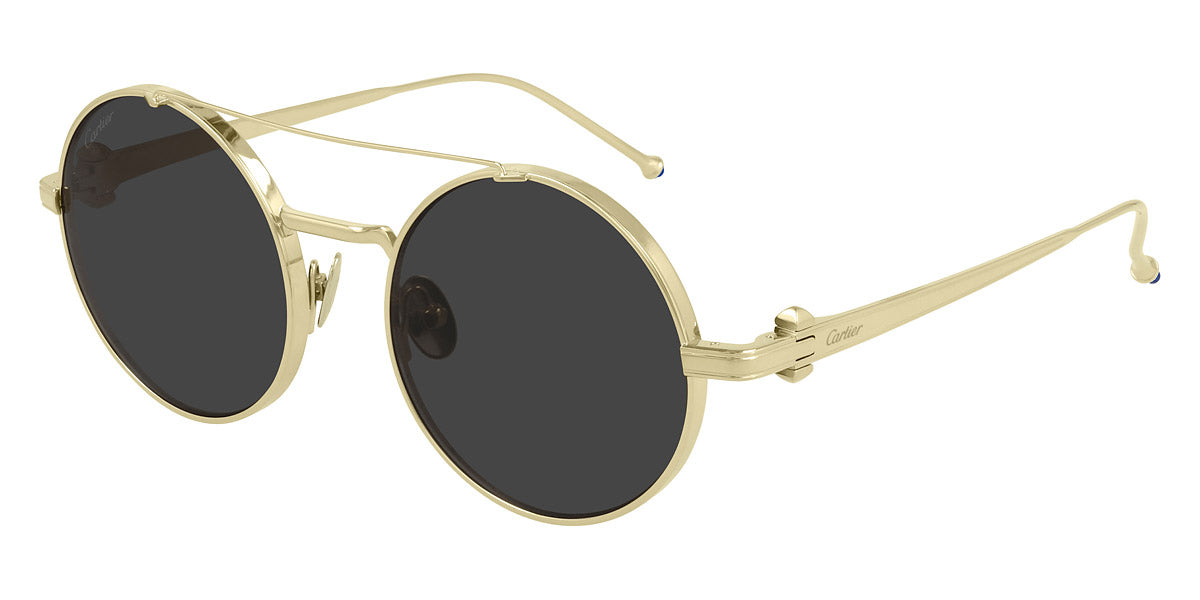 CARTIER SUNGLASSES - CT0279S 001 52 - Gold Pasha de Cartier