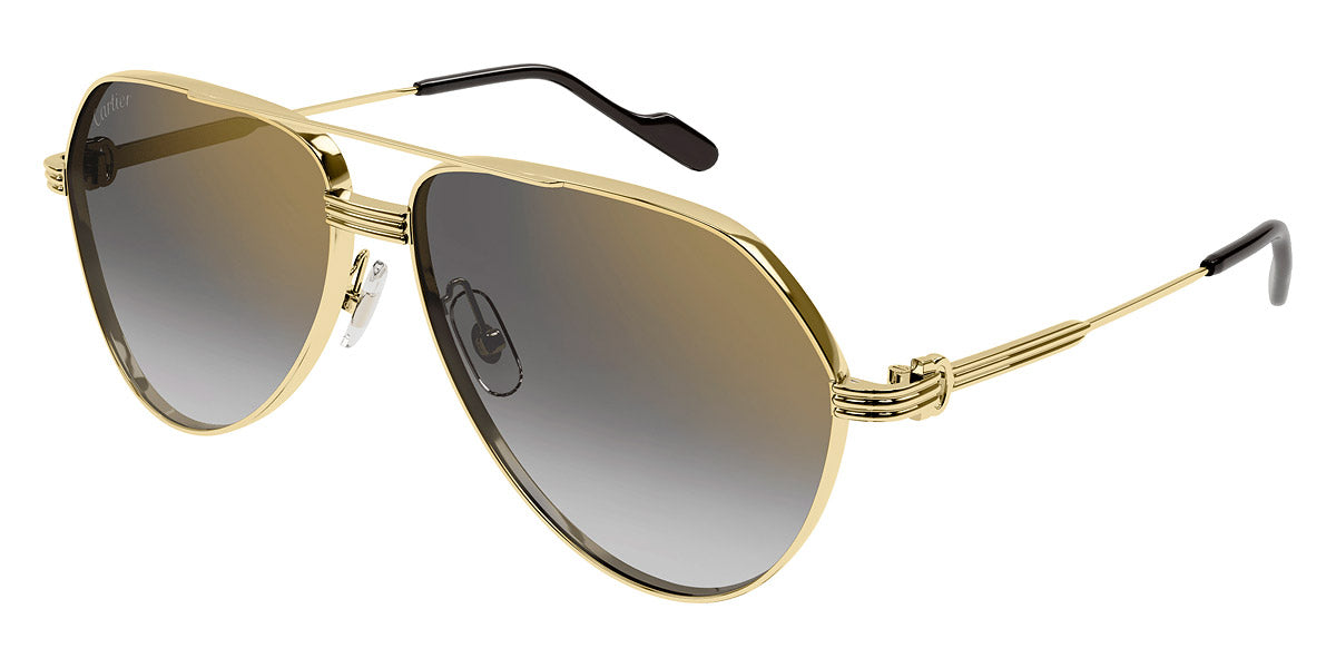 CARTIER SUNGLASSES - CT0303S 001 61 - Gold Première De Cartier