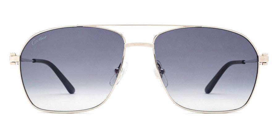 CARTIER SUNGLASSES - CT0306S 004 59 - Silver C Décor