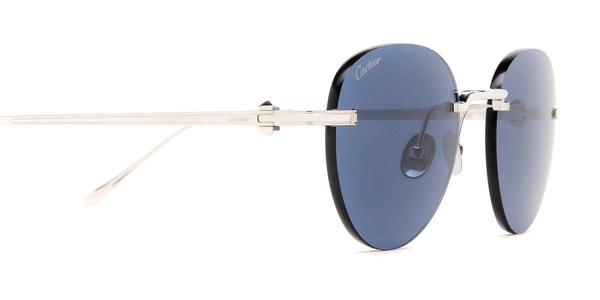 CARTIER SUNGLASSES - CT0331S 001 51 - Silver Pasha de Cartier