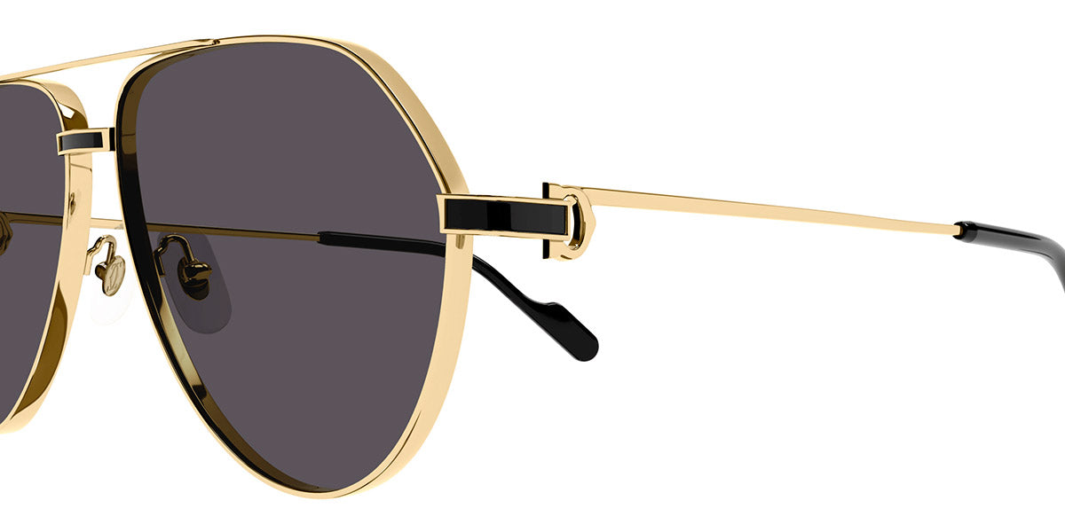洋楽 DAIKITSUNETATHEFIRSTSUITE FOR CARTIER CARTIER SUNGLASSES - CT0334S 001 61 - Gold Première De Cartier