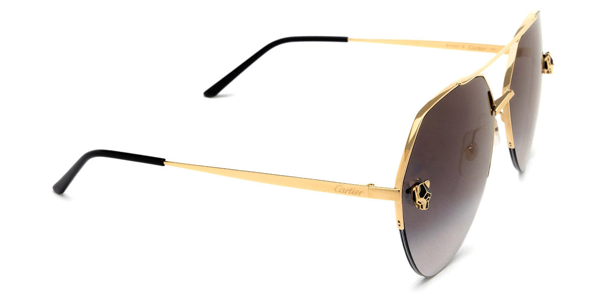 CARTIER SUNGLASSES - CT0355S 001 64 - Gold Panthère De Cartier