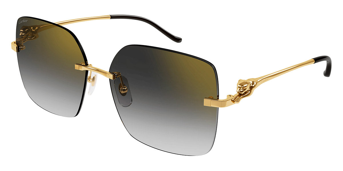 CARTIER SUNGLASSES - CT0359S 001 60 - Gold Panthère De Cartier