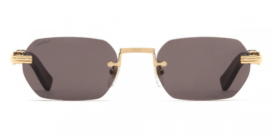 CARTIER SUNGLASSES - CT0362S 001 54 - Gold/Black Première De Cartier