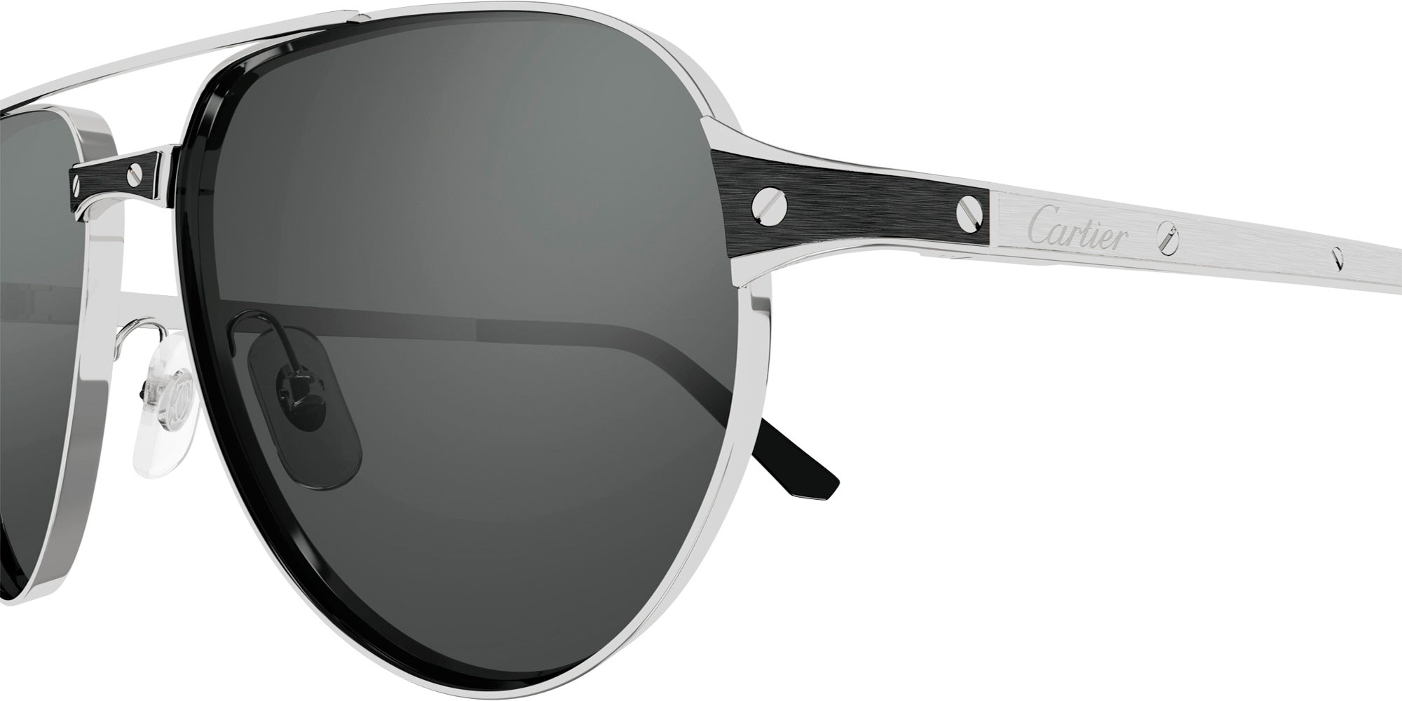 CARTIER SUNGLASSES - CT0425S 004 59 - Silver Première de Cartier