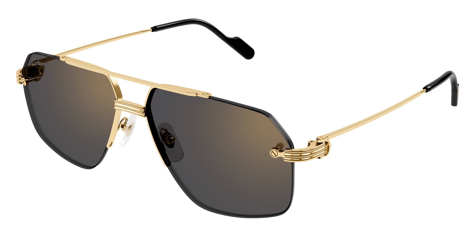 CARTIER SUNGLASSES - CT0426S 001 60 - Gold Première de Cartier