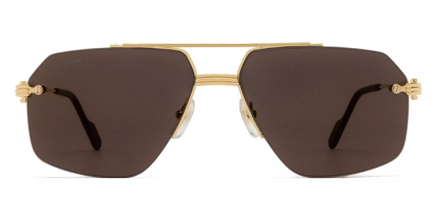 CARTIER SUNGLASSES - CT0426S 001 60 - Gold Première de Cartier