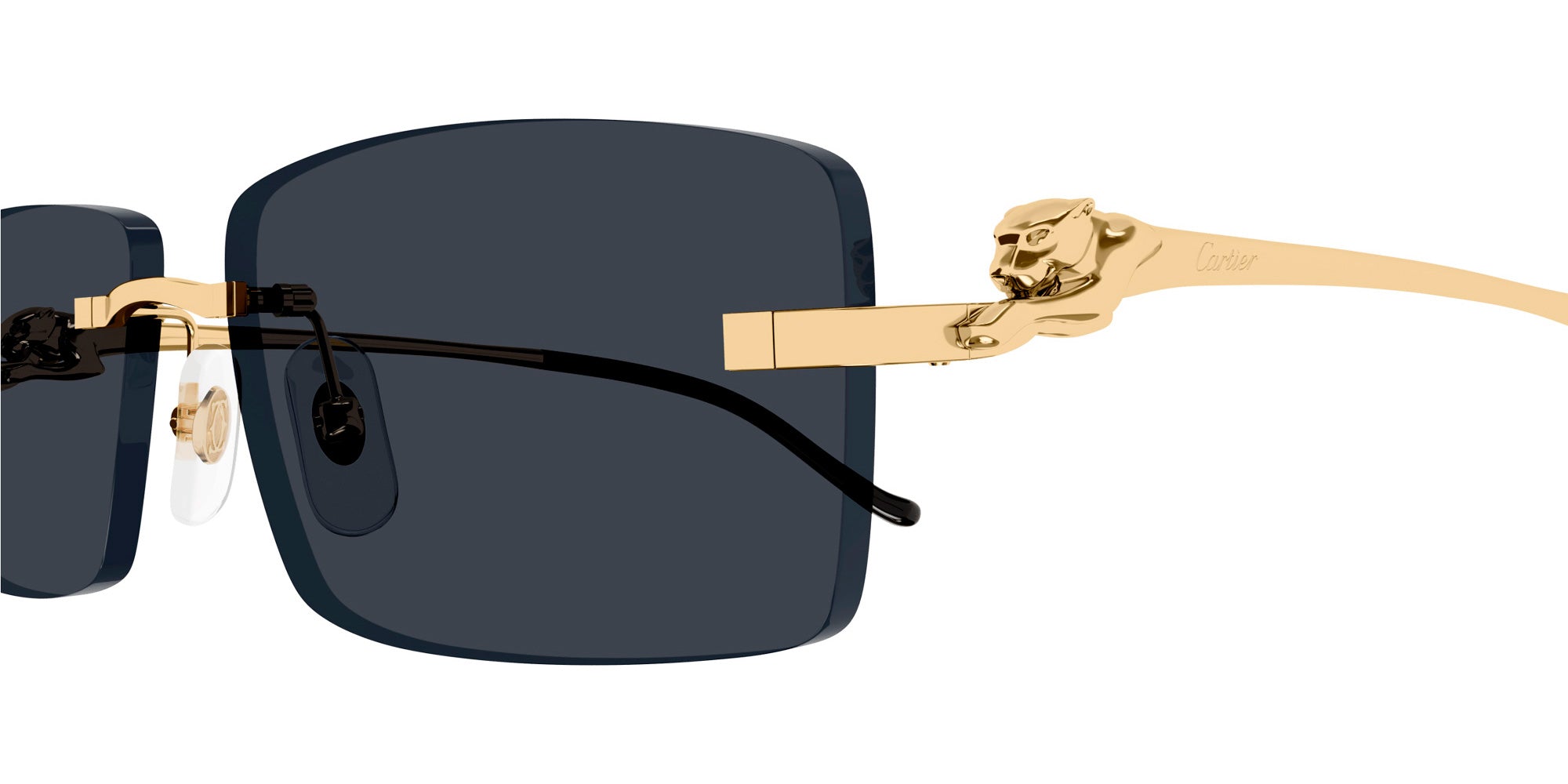 CARTIER SUNGLASSES - CT0430S 001 58 - Gold Panthère De Cartier
