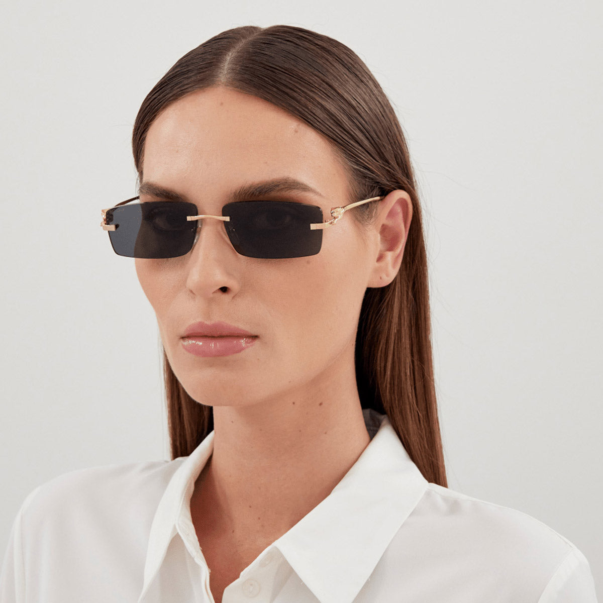 CARTIER SUNGLASSES - CT0430S 001 58 - Gold Panthère De Cartier