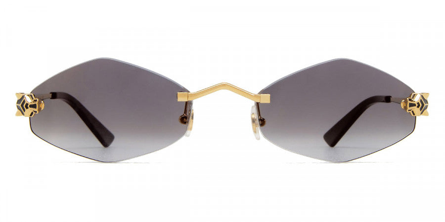CARTIER SUNGLASSES - CT0433S 001 55 - Gold Panthère De Cartier
