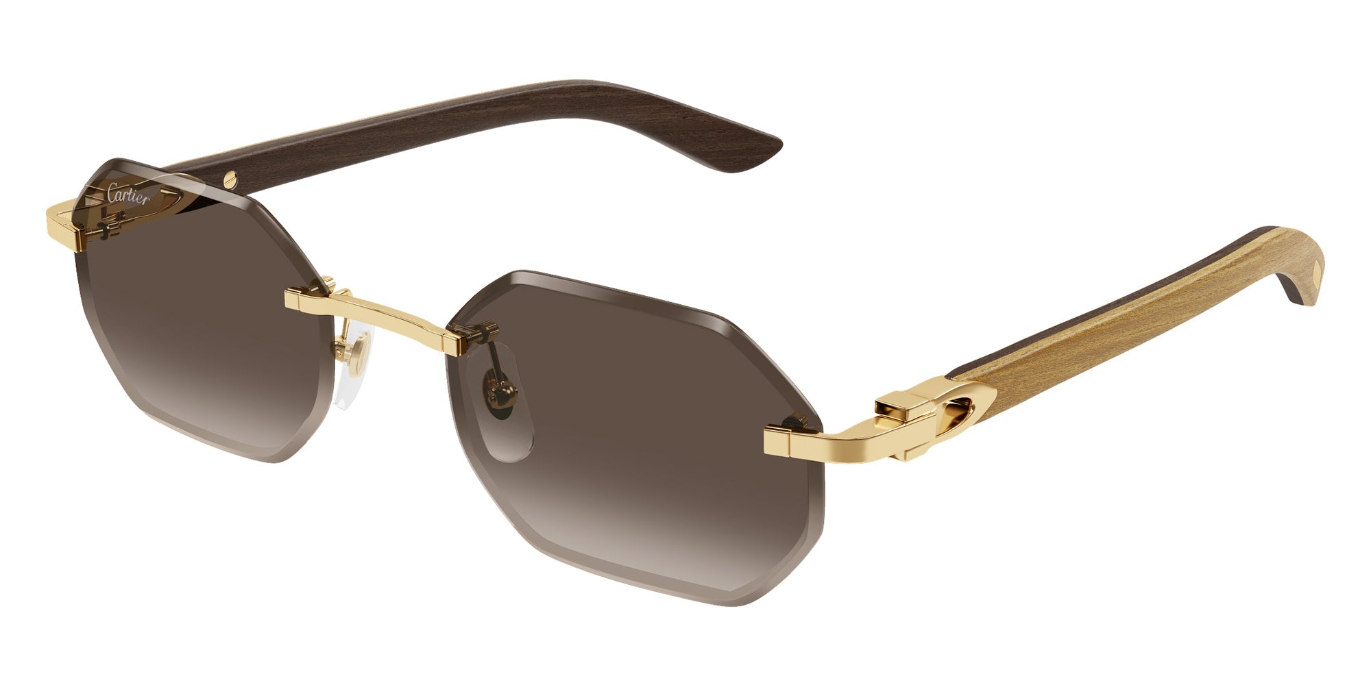 CARTIER SUNGLASSES - CT0439S 006 54 - Gold/Yellow C Décor