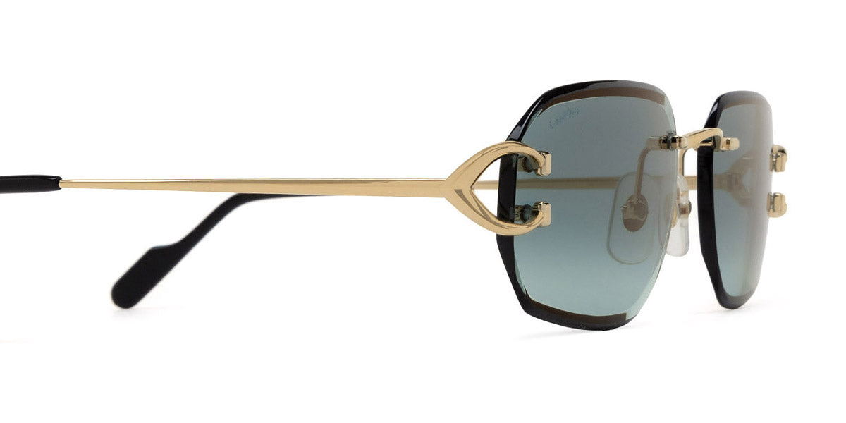 CARTIER SUNGLASSES - CT0468S 003 58 - Gold Signature C de Cartier