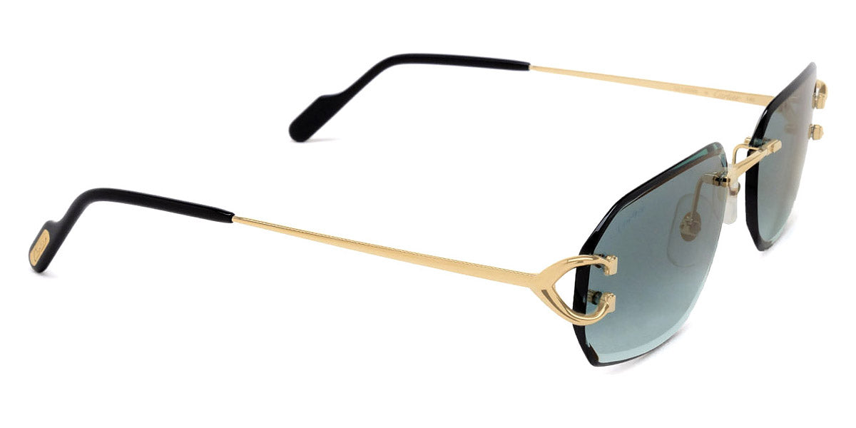 CARTIER SUNGLASSES - CT0468S 003 58 - Gold Signature C de Cartier