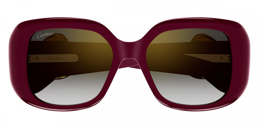 CARTIER SUNGLASSES - CT0471S 004 54 - Burgundy Panthère de Cartier