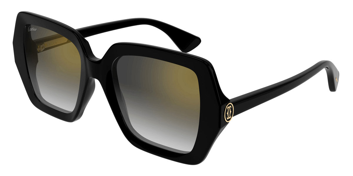 CARTIER SUNGLASSES - CT0507S 001 54 - Black C Décor
