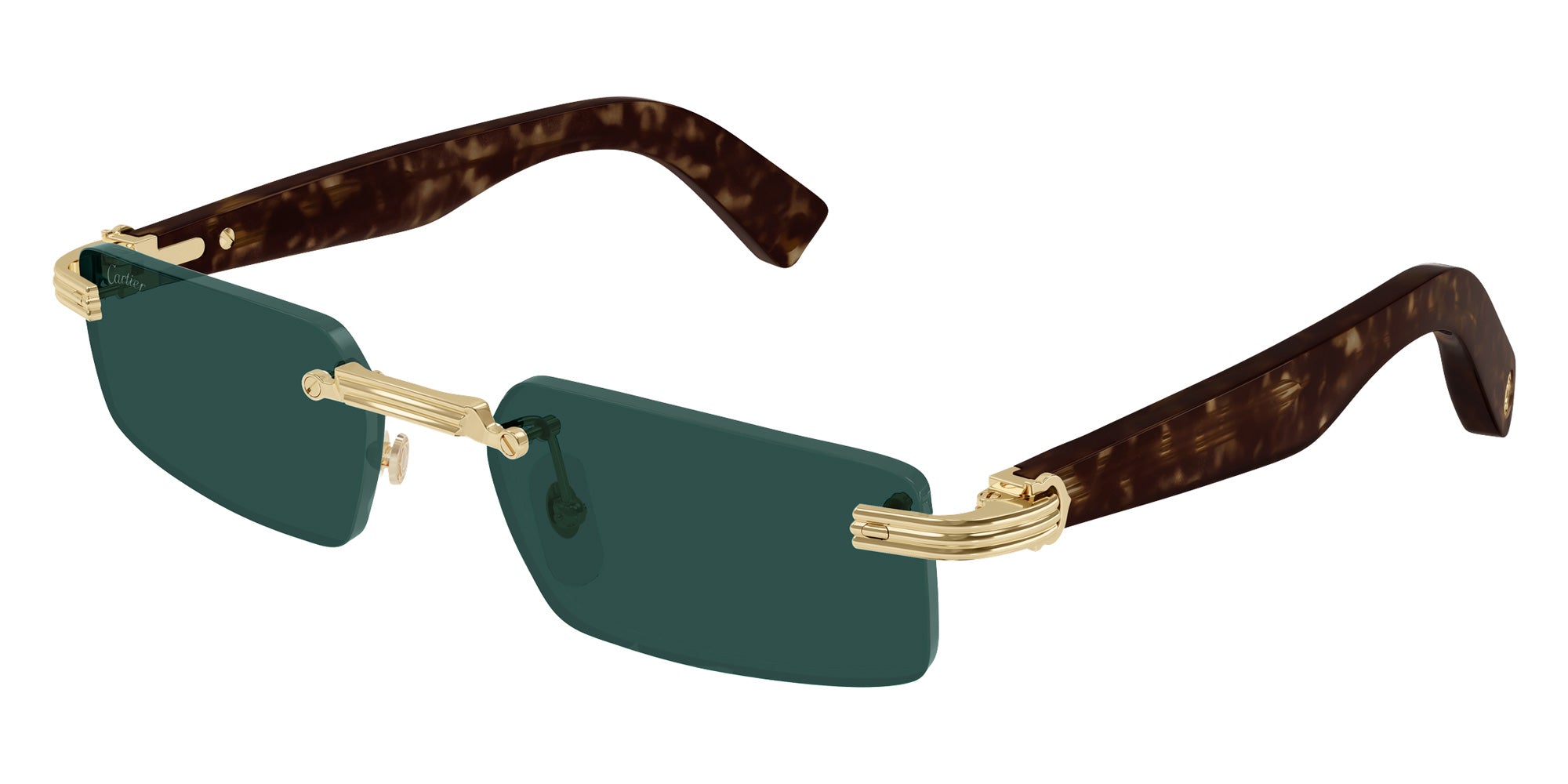 CARTIER SUNGLASSES - CT0537S 001 55 - Gold/Gray Première de Cartier