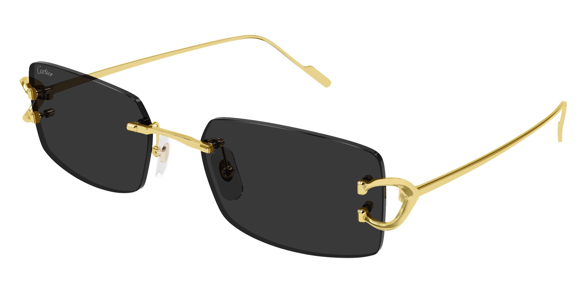 CARTIER SUNGLASSES - CT0605S 001 57 - Gold Signature C de Cartier